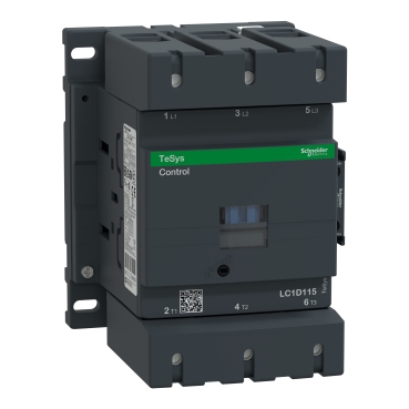 LC1D115P7 TeSys D contactor - 3P(3 NO) - AC-3 - <= 440 V 115 A - 230 V AC 50/60 Hz coil