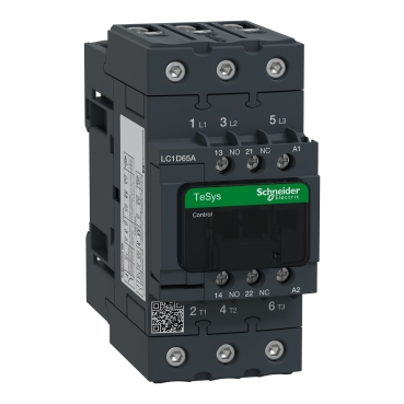 LC1D65AP7 TeSys D contactor - 3P(3 NO) - AC-3 - <= 440 V 65 A - 230 V AC 50/60 Hz coil