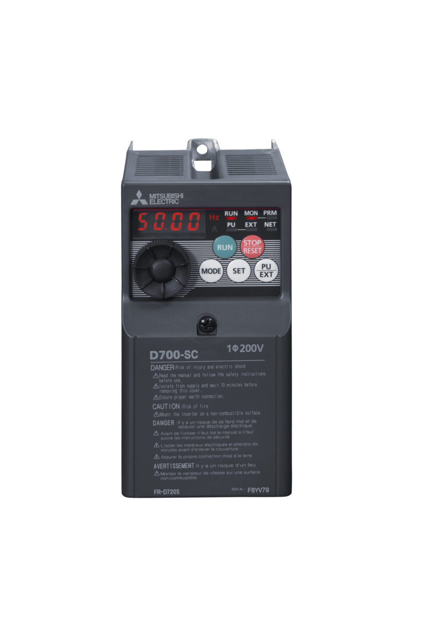 Inverter; Rated Power: 0,2kW; 1x200-240V; Rated Current:1,4A@50°C; IP20