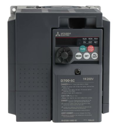 Inverter; Rated Power: 2,2kW; 1x200-240V; Rated Current:10A@50°C; IP20