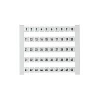 Dekafix, Terminal marker, 5 x 5 mm, Pitch in mm (P): 5.00 Weidmueller, white