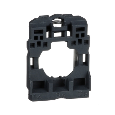 ZB5AZ009 Harmony XB5, Body/fixing collar for electrical block, plastic