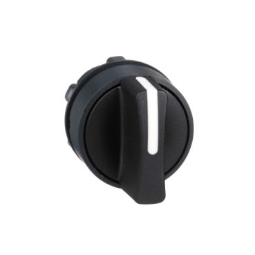 ZB5AD3 Harmony XB5, Selector switch head, plastic, black, Ø22, 3 positions, stay put