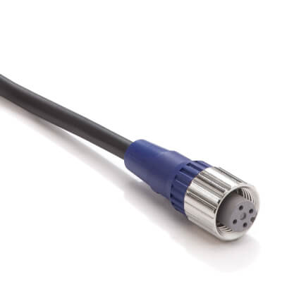 XS2F-LM12PVC4S5M Sensor cable, M12 straight socket (female), 4-poles, A coded, PVC standard cable, IP67, 5 m