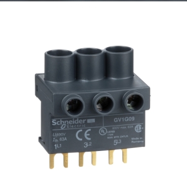 GV1G09 TeSys Deca & TeSys U - terminal block - 3P - from the top