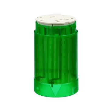XVMC33 Harmony XVM, Illuminated unit for modular tower lights, plastic, green, Ø45, for bulb BA 15d, <= 230 V AC/DC