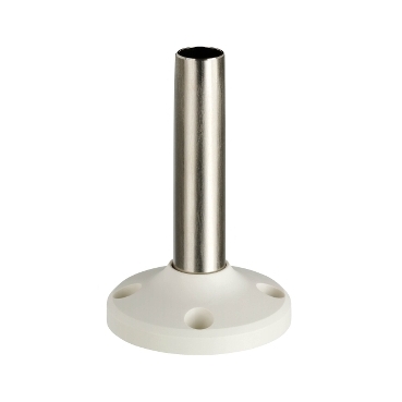 XVMZ02 Harmony XVM, support tube with fixing base l=100 mm, aluminium white,