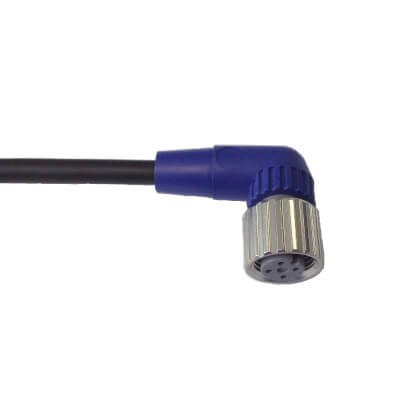 XS2F-LM12PVC4A10M Sensor cable, M12 right-angle socket (female), 4-poles, A coded, PVC standard cable, IP67, 10 m