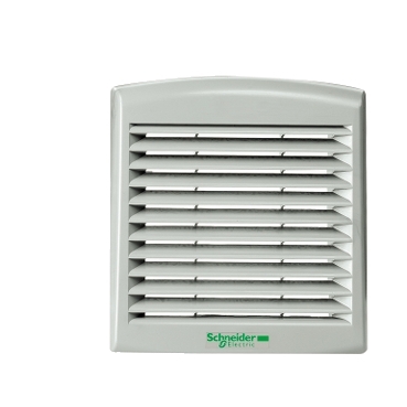 NSYCAG125LPF outlet grille plast cut out 125x125mm ext dim 137x117mm IP54