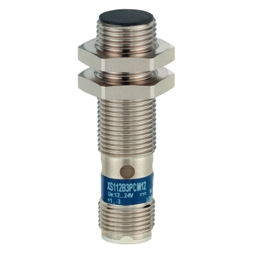 XS112B3PBM12 Inductive sensor XS1 M12, L50mm, brass, Sn4mm, 12..24VDC, M12