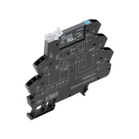 TERMSERIES, Solid-state relay, Rated control voltage: 24 V DC ±20 % , Rated switching voltage: 3...33 V DC, Continuous current: 2 A, Tension-clamp connection