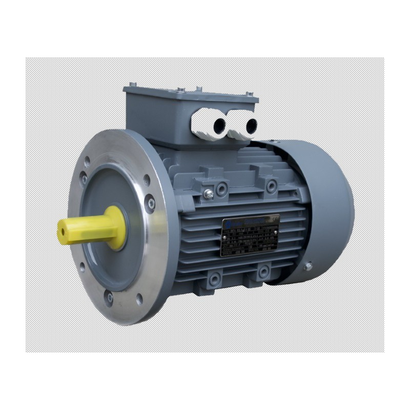 Electric motor OMT4 632-2 0,25kW 230/400V 50Hz B5 IE1 / Iso F-B / IP55 / Shaft 11j6 / 75x60x90 / Ral 7031 Omec