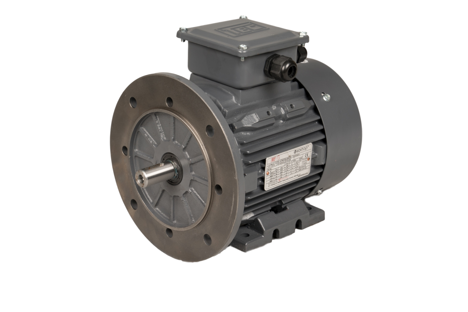 Electric motor OMT4 712-2 0,55kW 230/400V 50Hz B35 IE1 / Iso F-B / IP55 / Shaft 14j6 / 130x110x160 / Ral7031 Omec