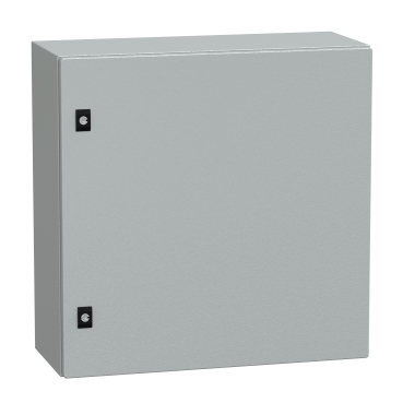 NSYCRN66250P Spacial CRN plain door with mount.plate. H600xW600xD250 IP66 IK10 RAL7035