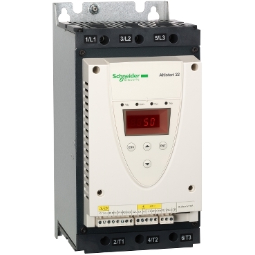ATS22D62Q soft starter for asynchronous motor, Altistart 22, control 230V, 230 to 440V, 15 to 30kW