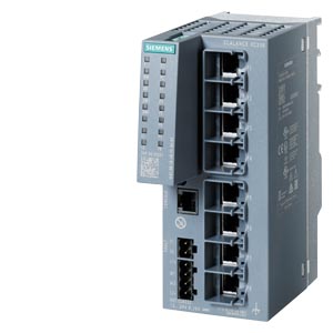 6GK5208-0BA00-2AC2 SCALANCE XC208 manageable Layer 2 IE switch; IEC 62443-4-2 certified; 8x 10/100 Mbit/s RJ45 ports; 1x console port; diagnostics LED; redundant power supply; temperature range -40 °C to +70 °C; assembly: DIN rail/S7 mounting rail/wall Of