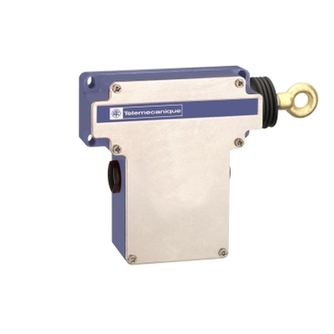 XY2CE3A010 Simple emergency stop rope pull switch, Telemecanique rope pull switches XY2C, XY2CE, RH side, 1NC+1 NO