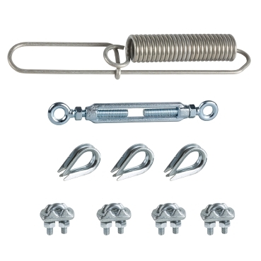 XY2CZ9525 Telemecanique Emergency stop rope pull switches XY2C, mounting kit, Ø 5 mm, L 25.5 m