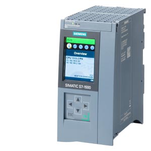 6ES7515-2AN03-0AB0 SIMATIC S7-1500, CPU 1515-2 PN, central processing unit with work memory 1 MB for program and 4.5 MB for data, 1st interface: PROFINET IRT with 2-port switch, 2nd interface: PROFINET RT, 6 ns bit performance, SIMATIC Memory Card require