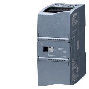 6ES7232-4HB32-0XB0 SIMATIC S7-1200, Analog output, SM 1232, 2 AO, +/-10 V, 14-bit resolution, or 0-20 mA/4-20 mA, 13-bit resolution Siemens