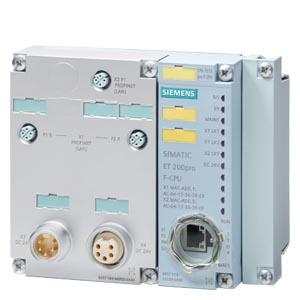 6ES7513-2PL00-0AB0 SIMATIC DP, CPU 1513pro-2 PN for ET 200pro, central processing unit with 300 KB work memory for program and 1.5 MB for data, 1st interface: PROFINET IRT with 3-port switch, 2nd interface: PROFINET RT, 40 ns bit performance, Degree of pr