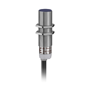 XS112BLPAL2 Inductive sensor XS1 M12, L44mm, brass, Sn2mm, 12..24VDC, cable 2m