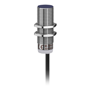 XS118BLPAL2 Inductive sensor XS1 M18, L53mm, brass, Sn5mm, 12..24VDC, cable 2m