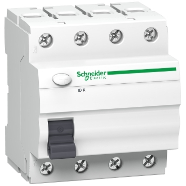 A9Z05440 Residual current circuit breaker (RCCB), Acti9 ID K, 4P, 40A, AC type, 30mA Schneider Electric