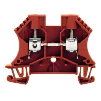 WDU 6 RT Feed-through terminal, Screw connection, 6 mm², 800 V, 41 A, red