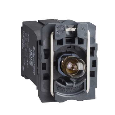 ZB5AV4 Light block with body fixing collar, Harmony XB5, plastic, with BA9s bulb, 230…240V AC