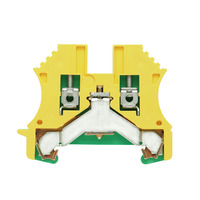 WPE 4 PE terminal, Screw connection, Green/yellow, 4 mm² 1010100000
