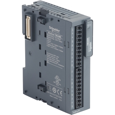 TM3AM6 Input/output analog module, Modicon TM3, 4 inputs, 2 output (screw) 24 VDC