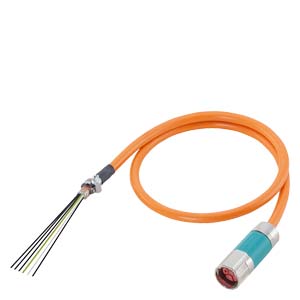 6FX8002-5DG62-1DA0 Power cable pre-assembled 4x 10+(2x1.5) C C SPEED-CONNECT connector Sz. 1.5 for SINAMICS S120 Power Module and Motor Mod. Booksize Compact MOTION-CONNECT 800PLUS Trailable UL/CSA, DESINA Dmax=20.1 mm Länge (m)= TYPE: 6FX8002-5DG62 LENGT