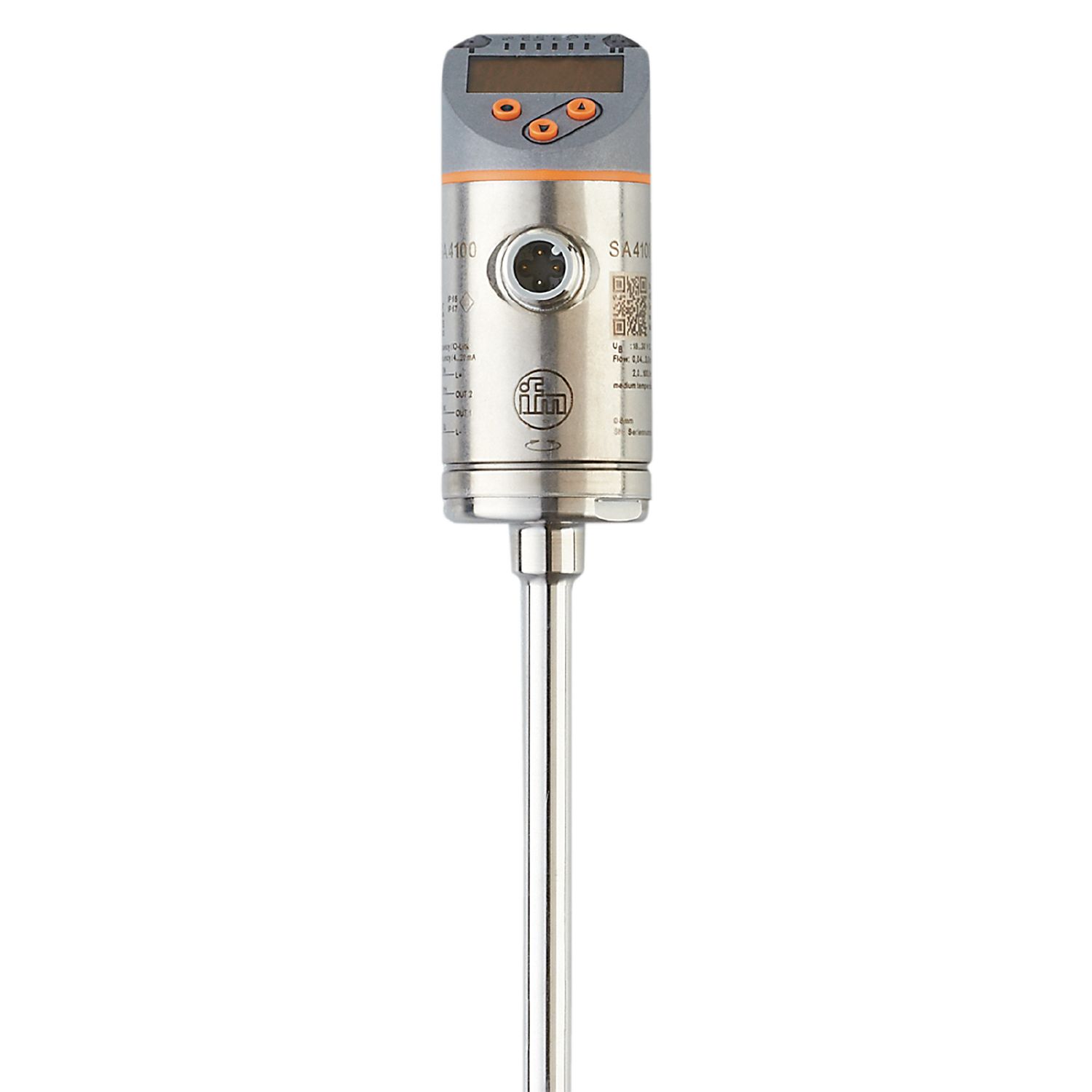 SA4100 SAEXXXXBFRKG/US-100 FLOW SENSOR, -20 - 100 'C, 50 BAR PRESSURE, 18-30VDC
