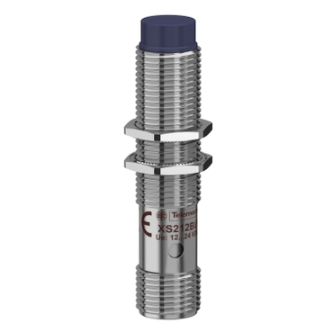 XS212BLPAM12 Inductive sensor XS2 M12, L53mm, brass, Sn4mm, 12..24VDC, M12