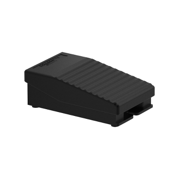 XPEA110 Harmony XPE, Single foot switch, plastic, black, without cover, 1 step, 1 contact 1 NC+NO, IP43