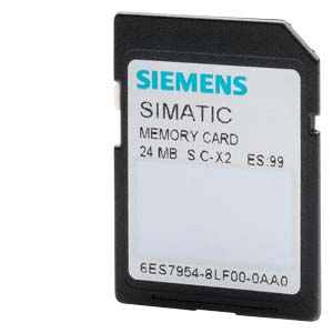 6ES7954-8LF04-0AA0 SIMATIC S7, memory cards for S7-1x00 CPU/SINAMICS, 3, 3V Flash, 24 MB