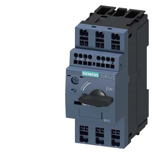 3RV2011-1HA25 Circuit breaker size S00 for motor protection, CLASS 10 A-release 5.5...8 A N-release 104 A Spring-type terminal Standard switching capacity with transverse auxiliary switches 1 NO+1 NC