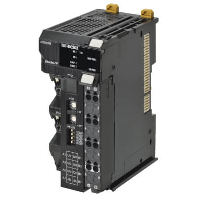 NX-EIC202 NX-SERIES EHTERNET IP COUPLE 2 PORTS 63 I/O UNITS 10A Omron