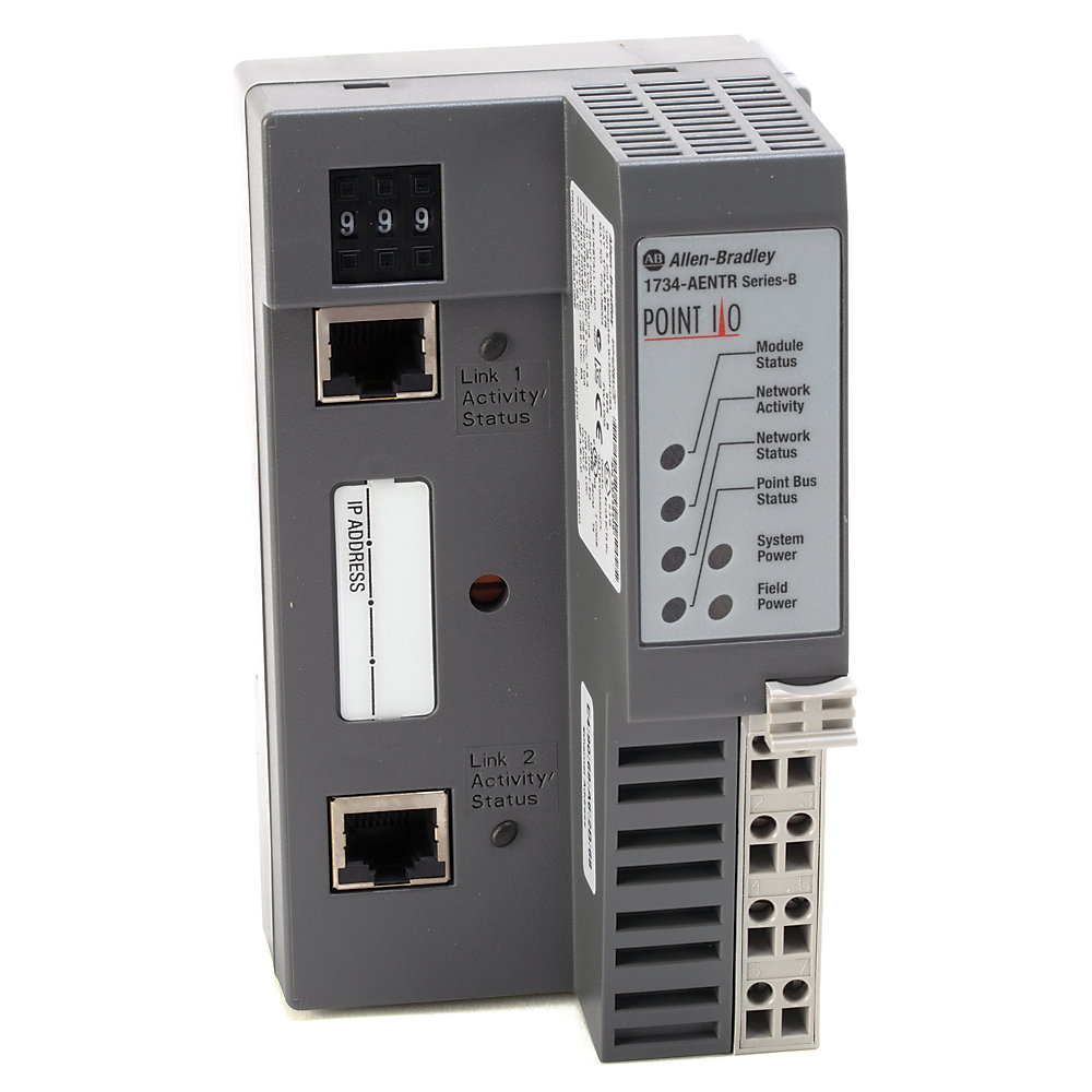 1734-AENTR POINT I/O Dual Port EtherNet/IP Adapter