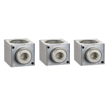 LV432479 aluminium bare cable connectors, ComPact NSX, EasyPact CVS, for 1 cable 35 mm² to 300 mm², 630 A, set of 3 parts