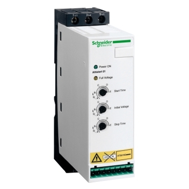 ATS01N222QN soft starter for asynchronous motor, Altistart 01, ATS01, 22A, 380 to 415V, 7.5 to 11kW