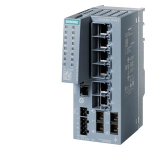 6GK5206-2BD00-2AC2 SCALANCE XC206-2 manageable Layer 2 IE switch; IEC 62443-4-2 certified; 6x 10/100 Mbit/s RJ45 ports; 2x 100 Mbit/s SC-ports, 1x console port; diagnostics LED; redundant power supply; temperature range -40 °C to +70 °C; assembly: DIN rai