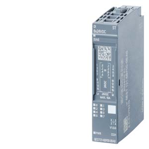 6ES7131-6BF00-0CA0 SIMATIC ET 200SP, digital input module, DI 8x 24 V DC High Feature, input type 3 (IEC 61131), sink input, (PNP, sink input) Packing unit: 1 unit, suitable for BU type A0, color code CC01, input delay 0.05..20 ms; Channel diagnostics for