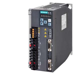 6SL3210-5FB10-8UF0 SINAMICS V90, with PROFINET Input voltage: 200-240 V 1/3-phase AC -15%/+10% 10.4 A/5.0 A 45-66 Output voltage: 0 – Input 4.7 A 0-330 Hz Motor: 0.75 kW Degree of protection: IP20 Size C, 80x170x195 (WxHxD)