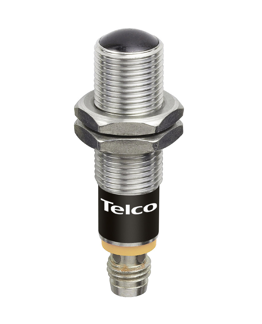 LR100LTS38T3 photoelectric receiver in stainless steel M12 housing with 3-pin M8-connector Telco sensors