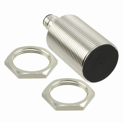 E2A-M30KS15-M1-B1 Proximity sensor, inductive, nickel-brass, short body, M30, shielded, 15 mm, DC, 3-wire, PNP NO, M12 connector