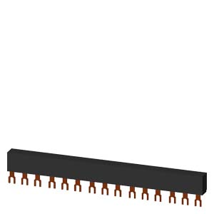 3RV1915-1DB 3-phase busbars Modular spacing 45 mm for 5 switches Fork shape connections