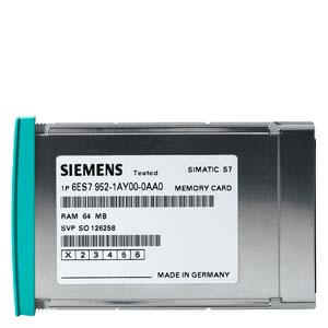 6ES7952-1AP00-0AA0 SIMATIC S7, RAM Memory Card for S7-400, long design, 8 Mbyte
