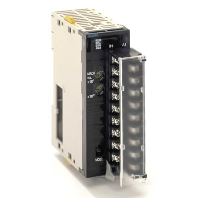 CJ1W-AD081-V1 Analog input unit, 8 x inputs 1 to 5 V, 0 to 5 V, 0 to 10 V, -10 to 10 V, 4 to 20 mA, resolution 1:4000 / 8000, screw termina